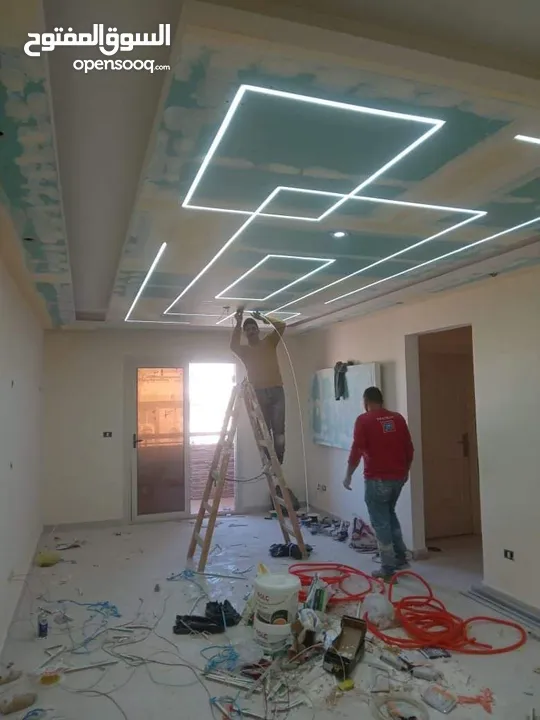 اللمسه الذهبيه لكافة أعمال الجبسن بورد والدهان ودهانات الديكور وبديل الخشب والرخام والصيانه العامة