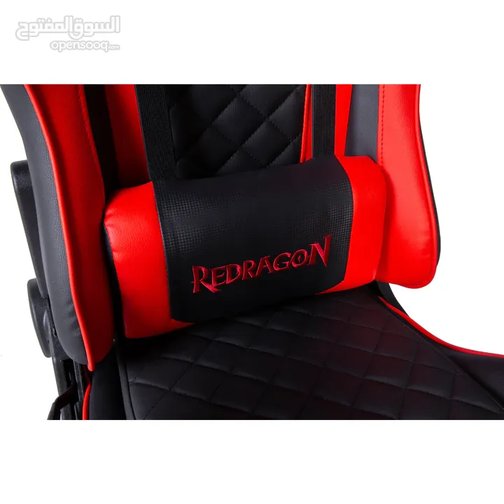 Redragon KING OF WAR C601 GAMING CHAIR-black-red كرسي ريدراجون أصلي مكفول اسود واحمر