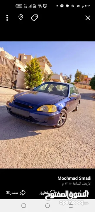هوندا سيفيك 99 مرخصة قير اتوماتيك