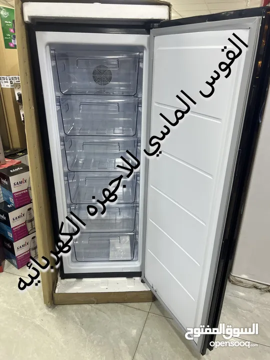 فريزر سامكس الجديد كليا 6 درج جامبو نوفروست ميه بالميه بجميع الوانه سعر حرق كميه محدوده لمده 4 ايام