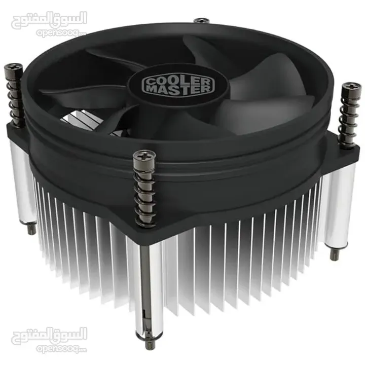 مبرد هوائي أصلي من كولر ماستر لمعالجات انتل جيل 12 + 13 + 14 COOLER MASTER i50 FOR INTEL CPU LGA1700