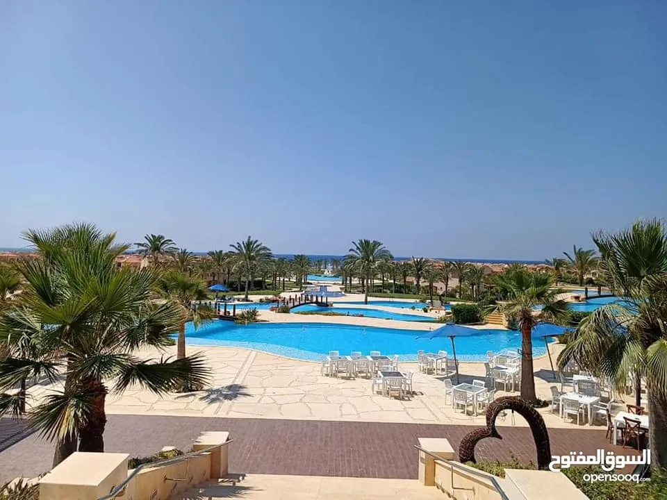 Nشاليه للبيع دابل فيو sea view  , pool  بالتقسيط علي 6 سنوات في لافيستا باي ايست الساحل الشمالي