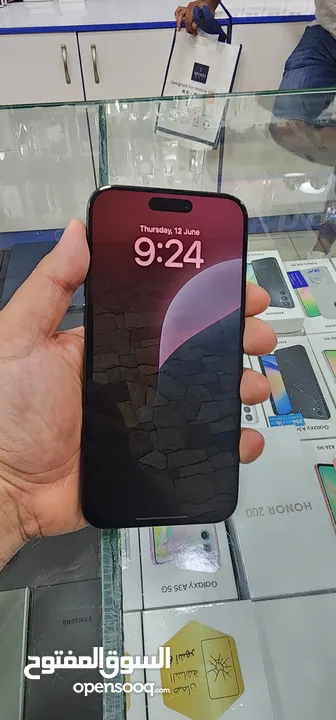 iPhone 15 pro max وارد الشرق الأوسط بحالة الجديد بطارية 100%