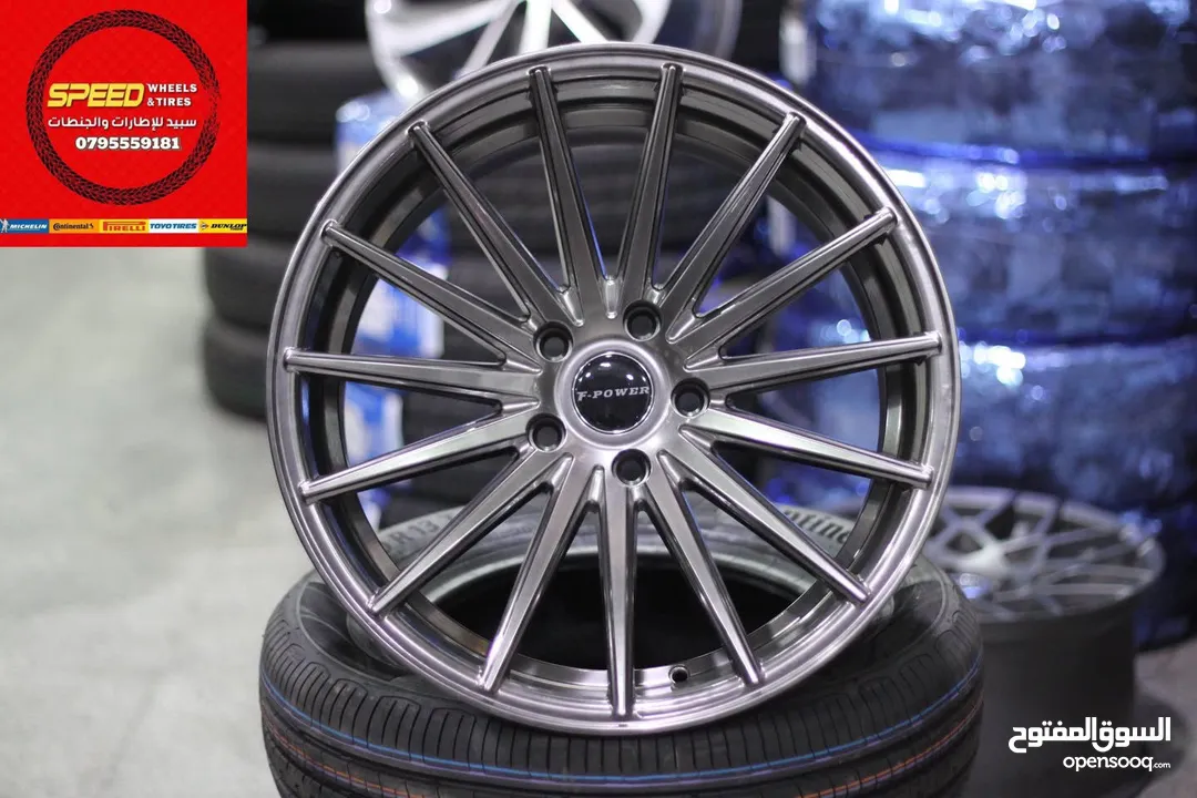جنط F-POWER جديد قياس 18