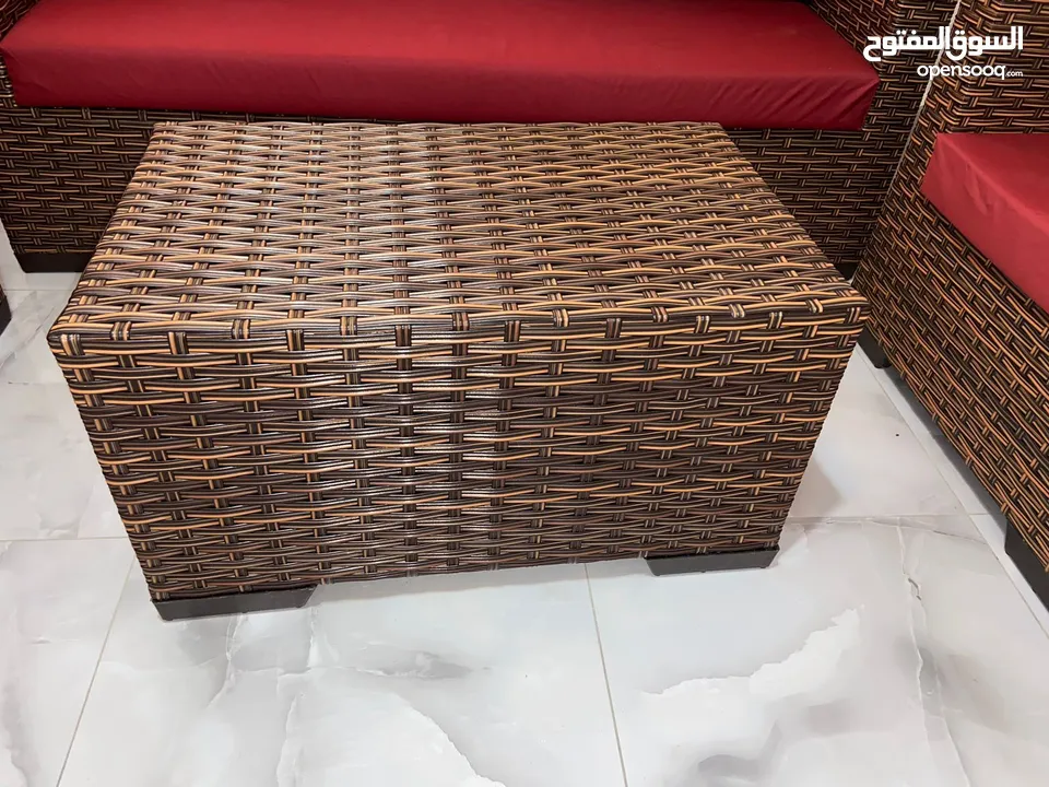 طقم راتان حديقة