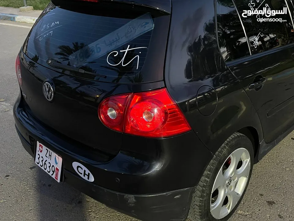 VW GOLF MK5 GTI 2009 جمرك رساله مفتوحه