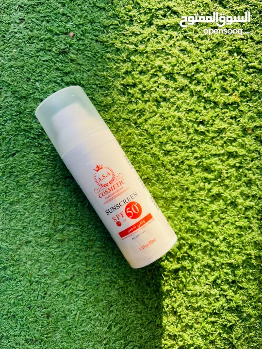 واقي الشمس a.s.a الاصلي يحتوي على 5 فلاتر للحماية من أشعة الشمس .spf 50 . متوفر منه مع تفتيح أو بدون