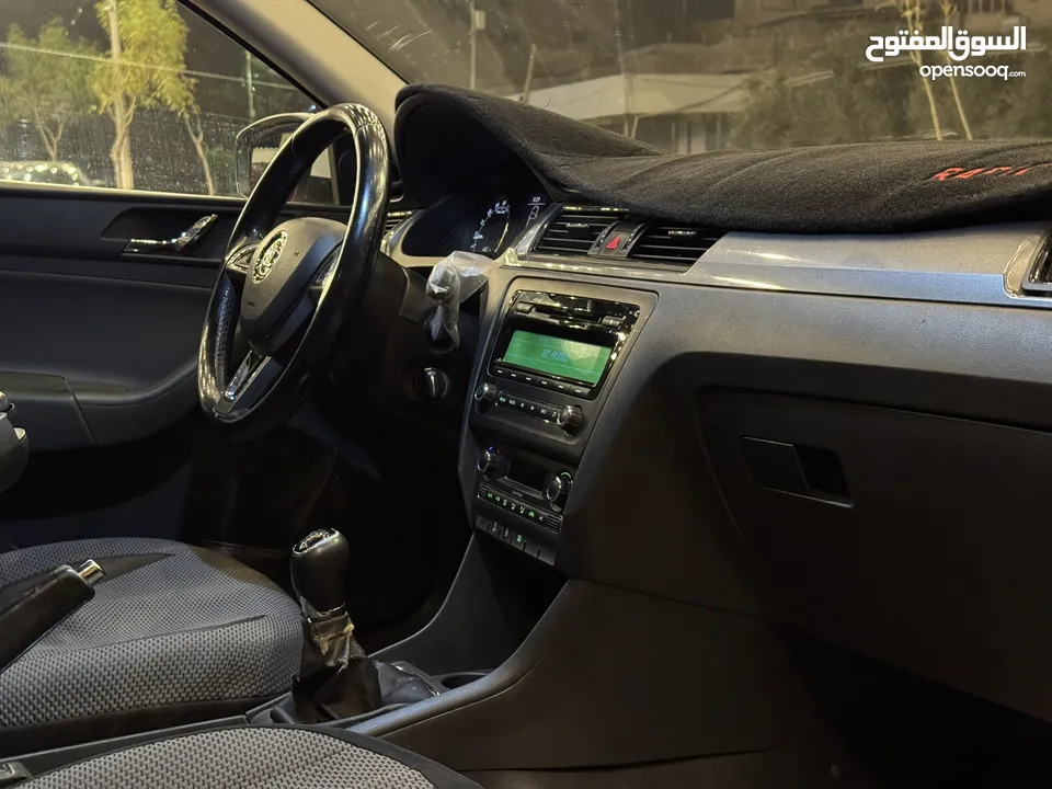 رابيد 2015 ديزل 1.6 جير عادي اصل برايفت سعر ممتاز و سيارة ممتازة