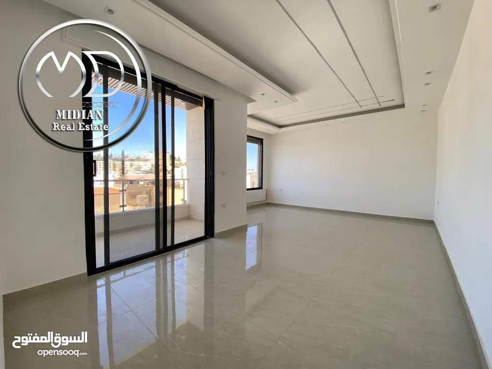 شقق أرضية وطوابق مكررة وأخير مع روف للبيع في خلدا مساحات 160م & 250م تشطيبات وديكورات سوبر ديلوكس