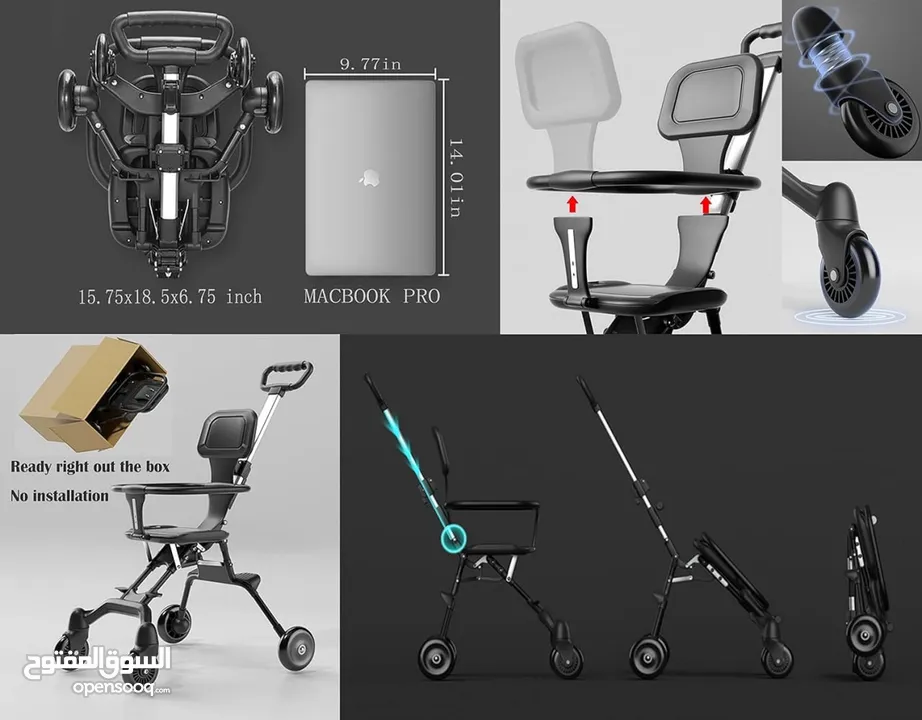 عربة أطفال جديدة توصيل لكل المحافظات السعر 45 ألف بس