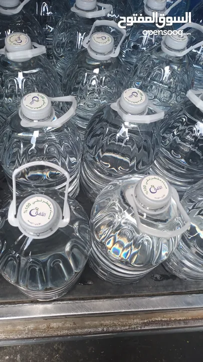 ماء مقطر نقي معقم 100% وعالفحص صفر املاح وخالي من الشوائب