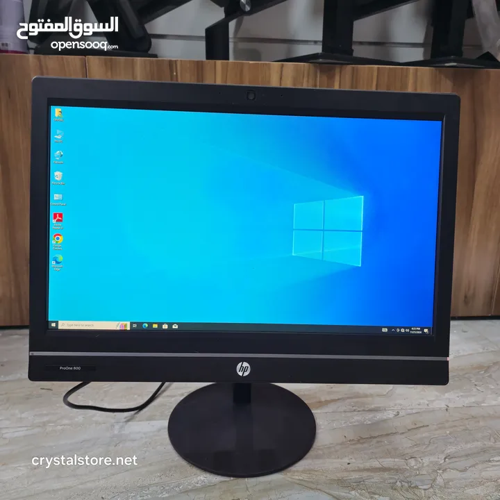 كمبيوتر HP الكل في واحد بشاشة 20 بوصة مدمجة سريع جدا ومع فاتورة ضمان