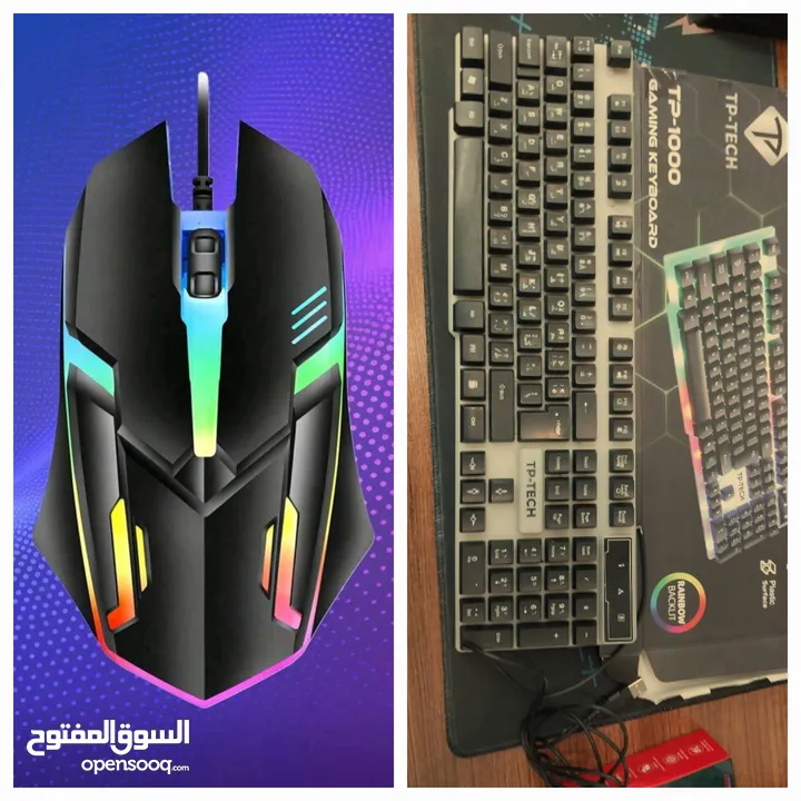 متوفر كيبورد مستعمل +ماوس جديد
