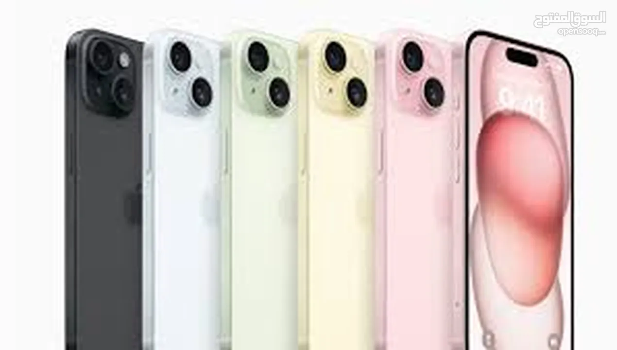 IPHONE 15 128GB جديد كفالة لمدة عام حميع الأوان متوفرة