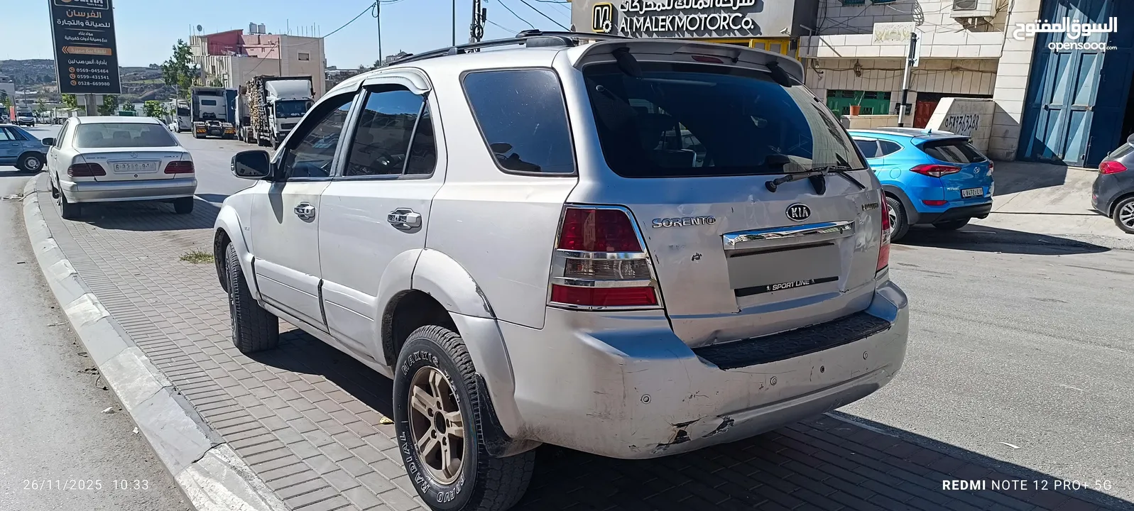 كيا سورينتو 2007 محرك 2500 سولار