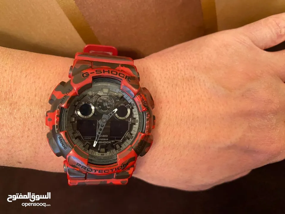 للبيع: ساعة كاسيو G-Shock GA-100 أصلية (مستعملة بحالة ممتازة)