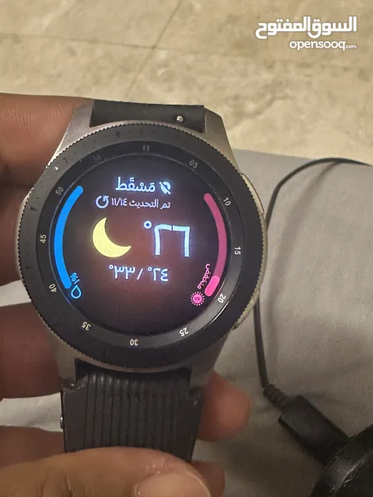 ساعه جالكسي سامسونج الاصليه مستعمله كالجديدة  samsung galaxy watch  useed as new