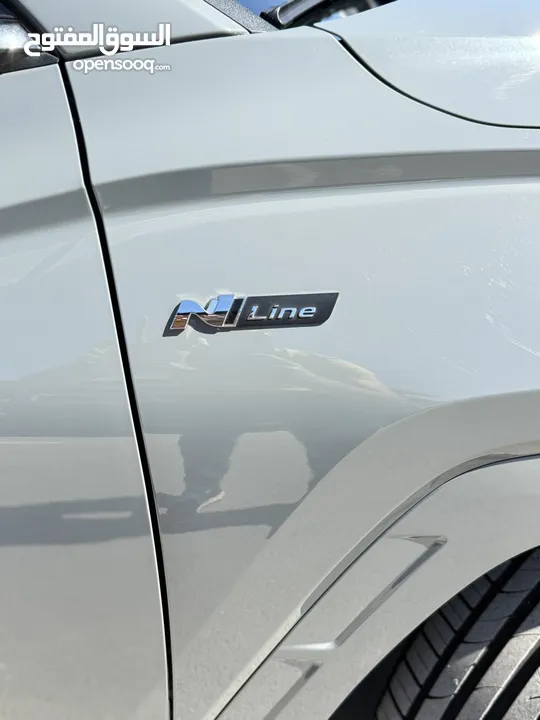 هونداي توسان NLine ترخيص 2022 محرك 1600 هايبرد plug in/يقطع على الشحنه 65 كيلو متر