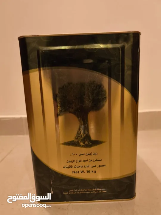 تنكة الزيت 90 وفوق العشر تنكات 85 زيتون قرية حبكا - اربد للبيع في عمان