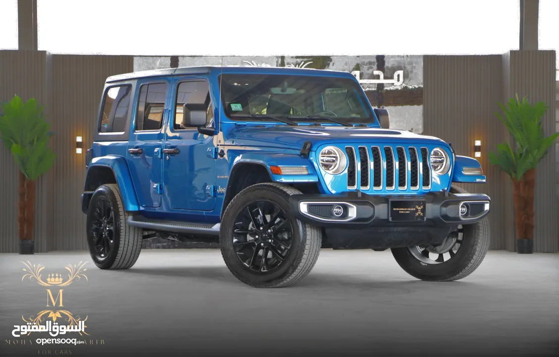 JEEP WRANGLER SAHARA 2021 UNLIMITED HYBRID PLUGIN 4XE جيب رانجلر صحارى