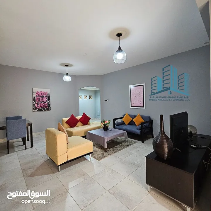 Fully Furnished 1 BR Apartment with Balcony in Al Ghubrah North