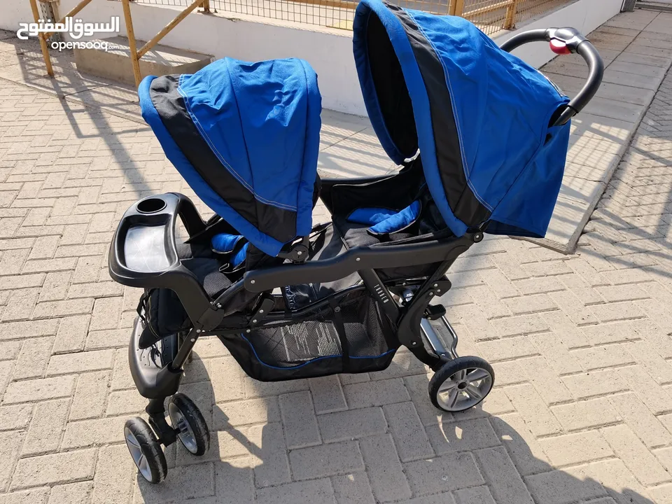 Twin baby stroller junior brand