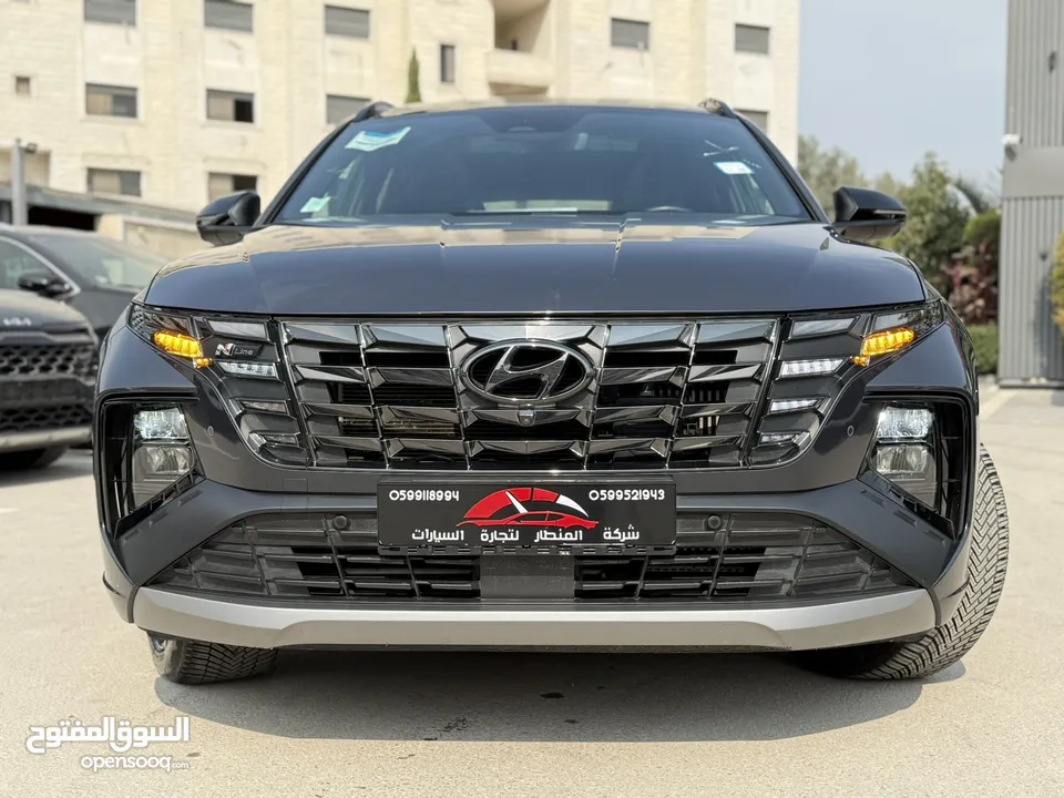 هونداي توسان NLine ترخيص 2022 محرك 1600 هايبرد plug in/يقطع على الشحنه 65 كيلو متر 271 حصان