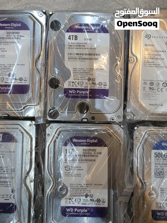 هاردسكات للكمبيوتر او سستم الكاميرات 500GB/1TB/2TB/3TB/4TB