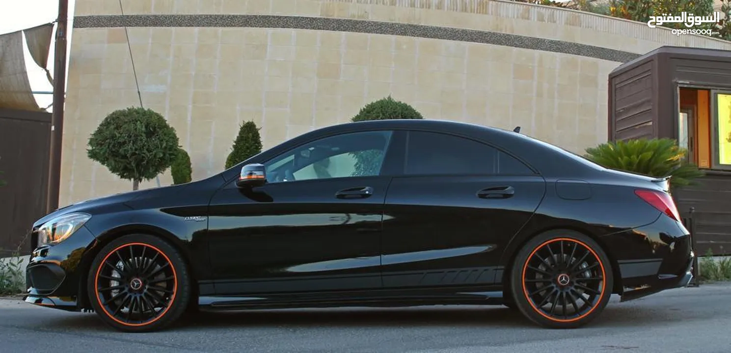 Mercedes cla 45 AMG 2016 Orange art edition  بحالة الوكالة مالك اول  اعلى مواصفات