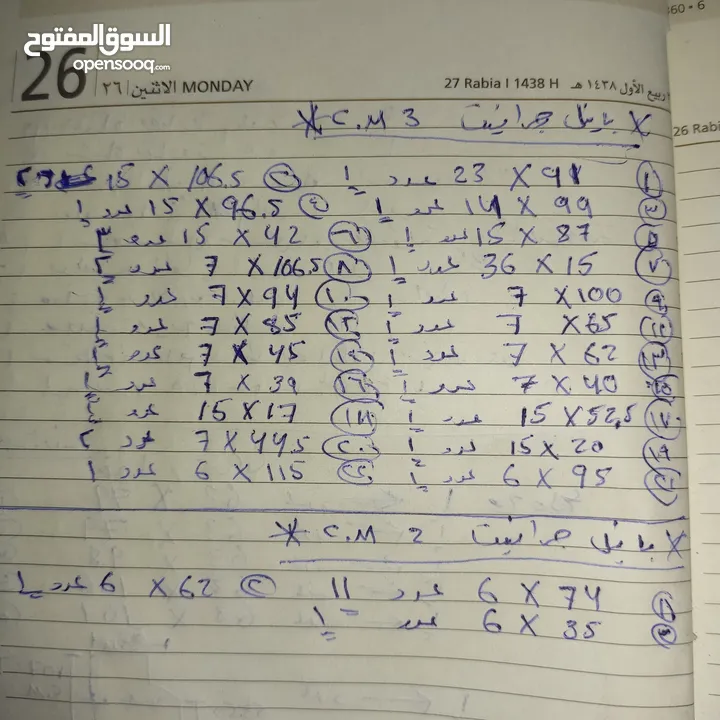 جرانيت مصري هودا بحاله جيده جدا 3 سم