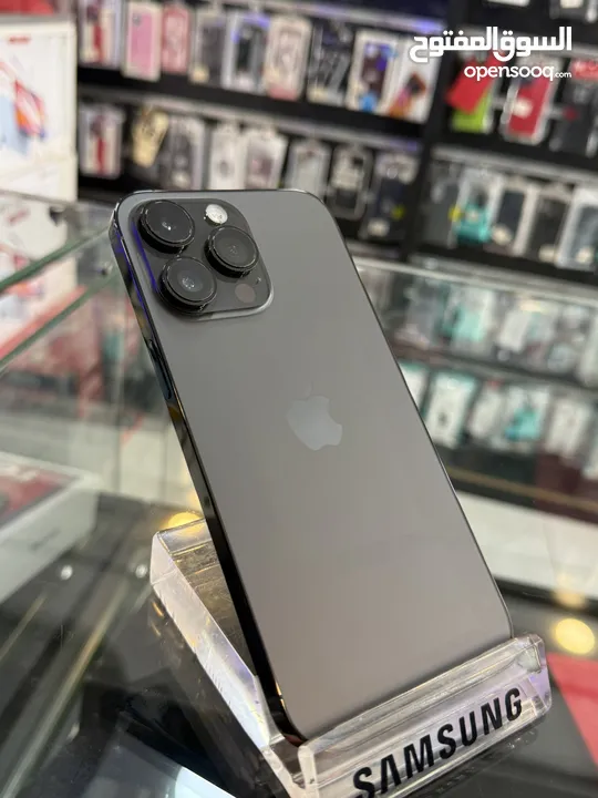 iPhone 14 Pro Max 128GB 94% مدخل خط  متوفر 3 الوان  تب نضافة مش مفتوح ولا مغير فيه اي اشي