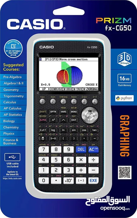 Casio fx-CG50 Graphing Scientific Calculator NEW &Guranteed! آلة الحاسبة كاسيو fx-CG50 جديدة ومكفولة