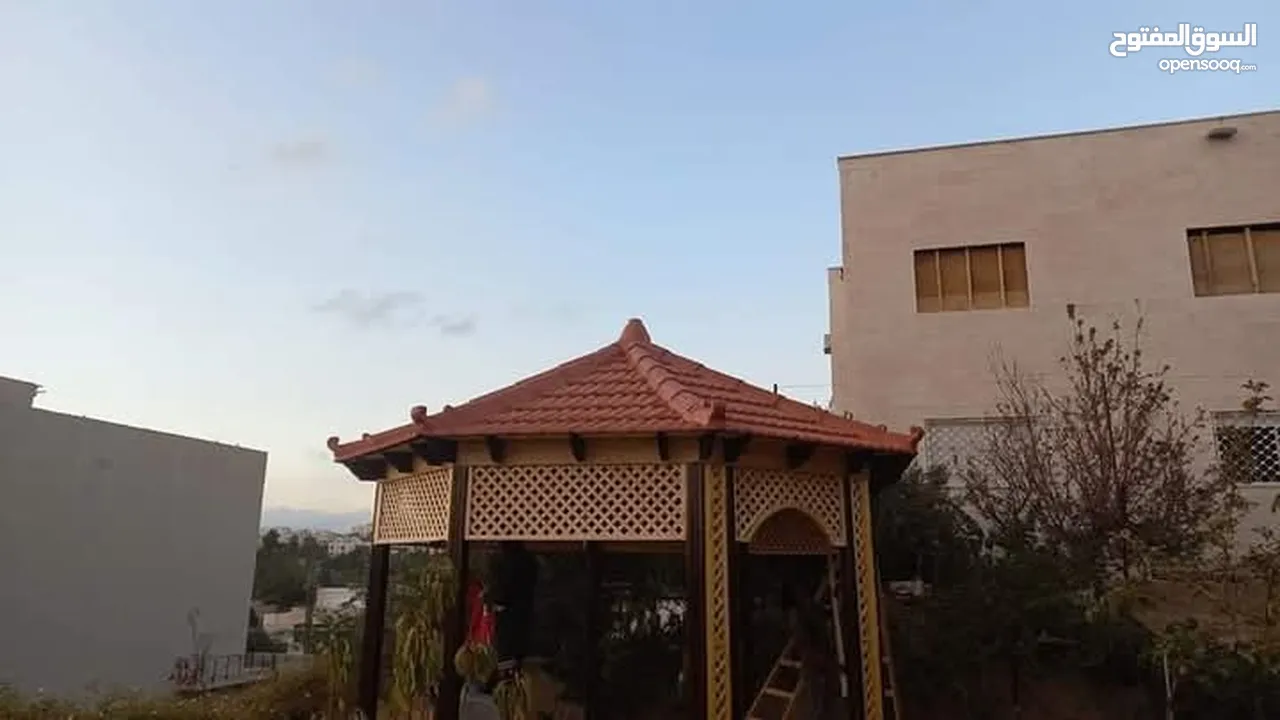 قرميد  مؤسسه العماوي لكافه اعمال تركيب القرميد والديكور والبرڨولاء تركيب وصيانه