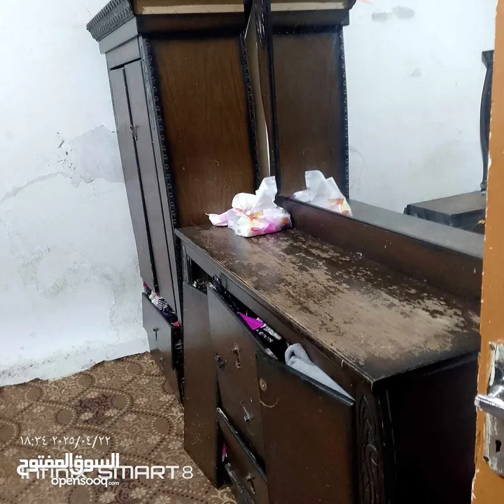 غرفة نوم قشرة بلوط للبيع