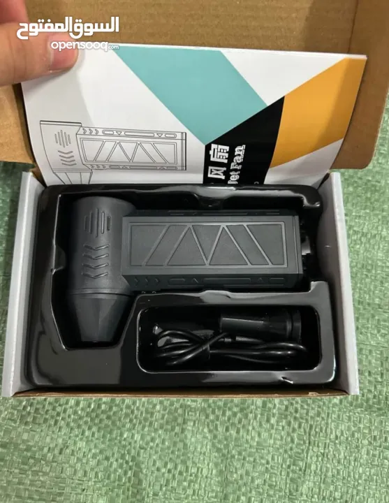 Mini Jet Fan – مروحة توربينية صغيرة بقوة   خفيفة ومناسبة للبيت، المكتب، السيارة أو السفركبيرة