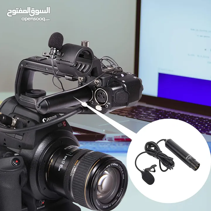 مايكرفون بويا موديل BOYA BY-M4C Lavalier Microphone