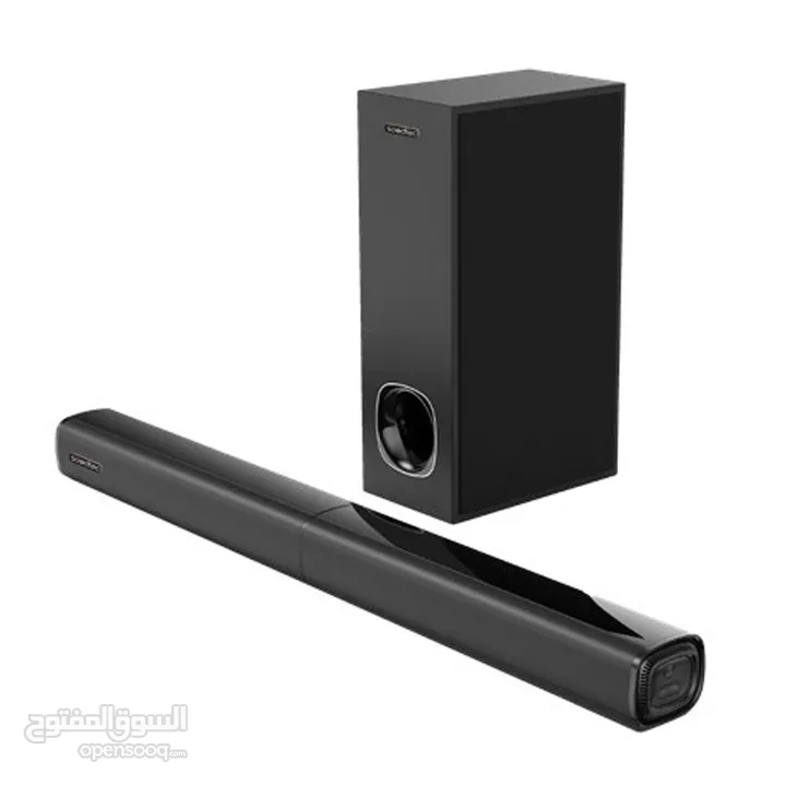 ساوند بار Porodo Soundtec 2.1CH بلوتوث  بقوة 100 وات - لون أسود من نيوتن ستورز nw10821