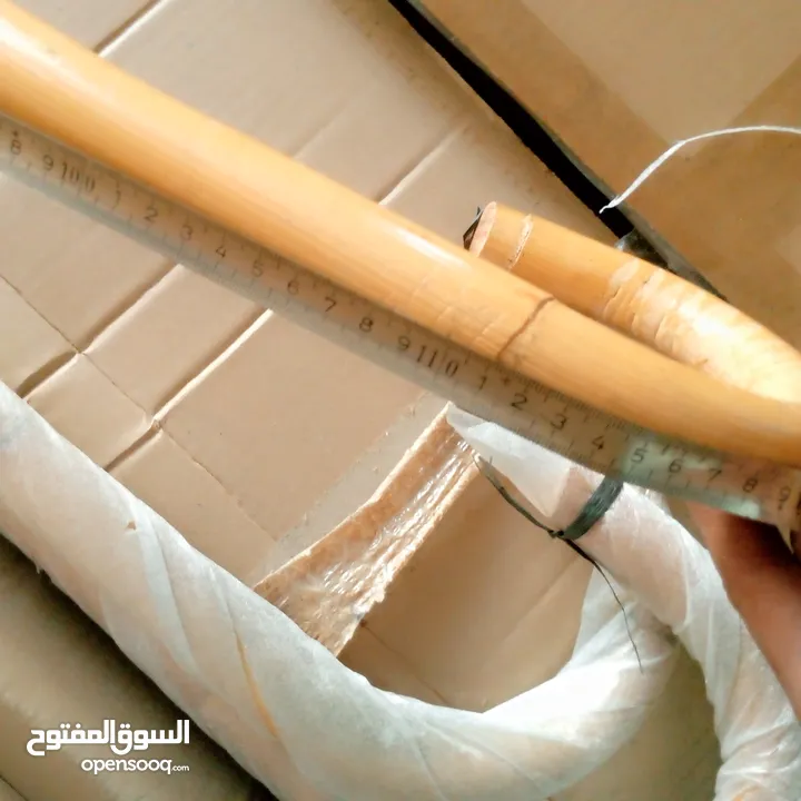 عكازات خيزران مستوردات من اندونيسيا مش خيزران مصري