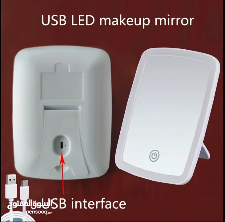 Mirror LED light up