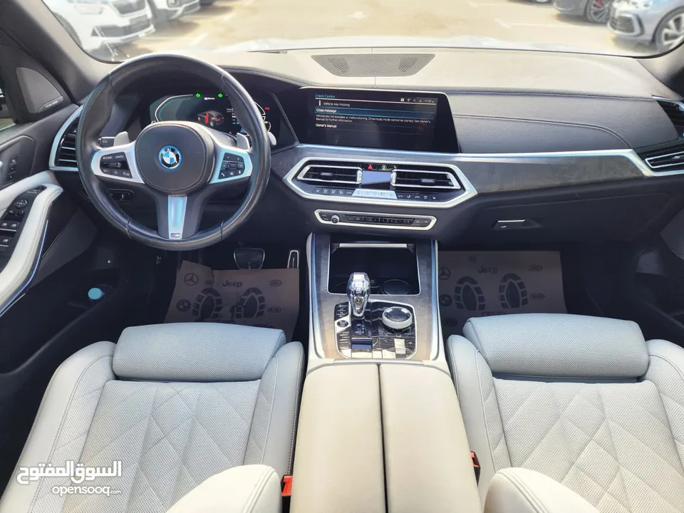 BMW X5 45e ترخيص 2022 ترخيص محرك 3000 هايبرد plug in/يقطع على الشحنه 100 كيلو متر 399 حصان