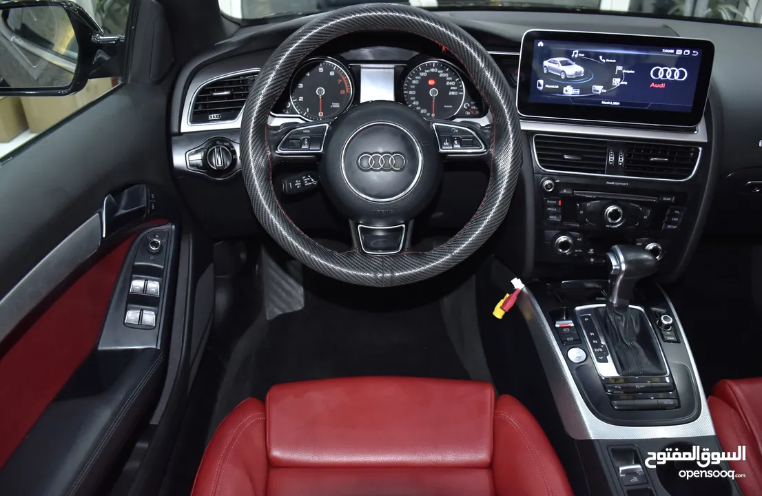 Audi A5 35 TFSi ( 2015 Model ) in Black Color GCC Specs