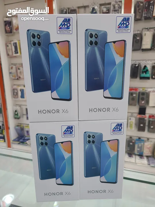 عرض خااص : Honor X6 128gb جديد ضمان وكيل عمان سنة بأقل سعر من دكتور فون