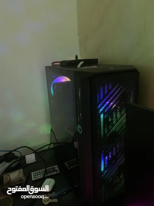 r5 3600= core i5 10th gen gtx 1660ti مبرد هوائي جهاز تجميع للبيع جدا ممتاز وقوي