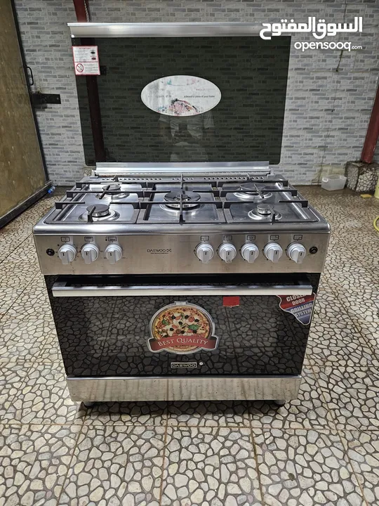 DAEWOO cooking range 5 burners