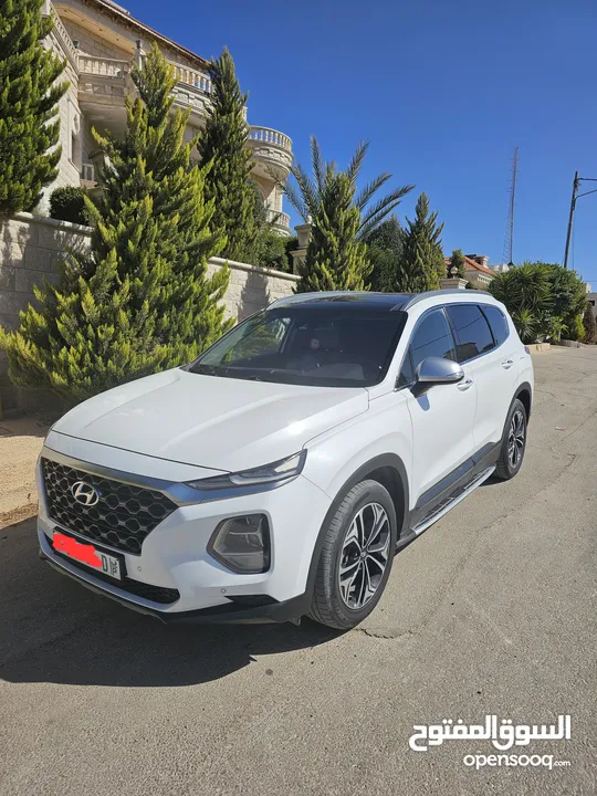 هيونداي سنتافيه 2019 فل فتحة بانوراما مطور 2000 تيربو ديزل – 2×4