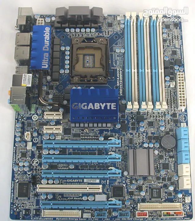 Motherboard x58A-UD3R gigabyte+8gb RAM kingston