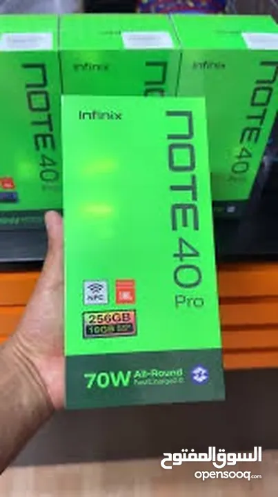 انفينيكس NOTE 40 pro جديد كفالة الوكيل الرسمي في الأردن بسعر مميز
