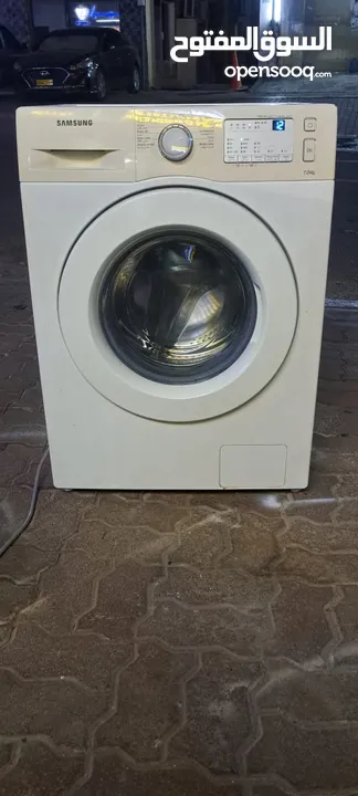 7 kg samsung machine neet and clean for sale in good working with warranty delivery is available