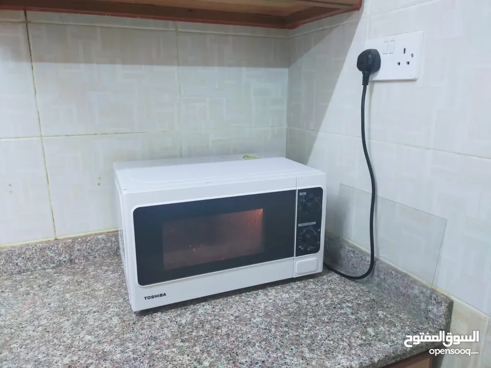Toshiba microwave oven in good condition.