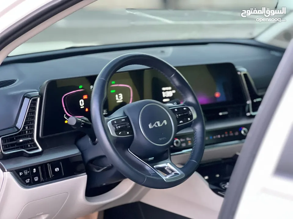 كايا سبورتاج /2022 فل بدون فتحة سقف  2x4 ///240Hp بنزين + كهرباء  ( Haybrid) 1600cc